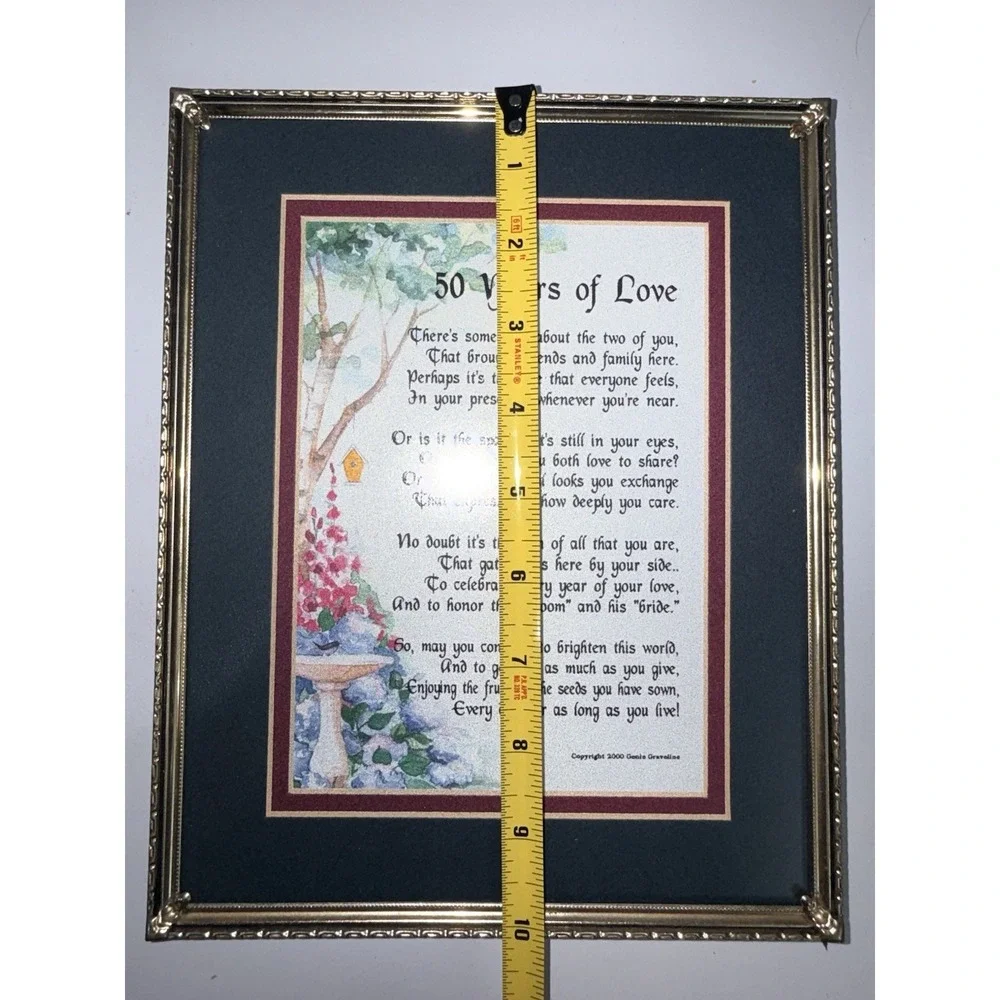 Vintage Ornate Gold Metal Photo‎ Frame 5